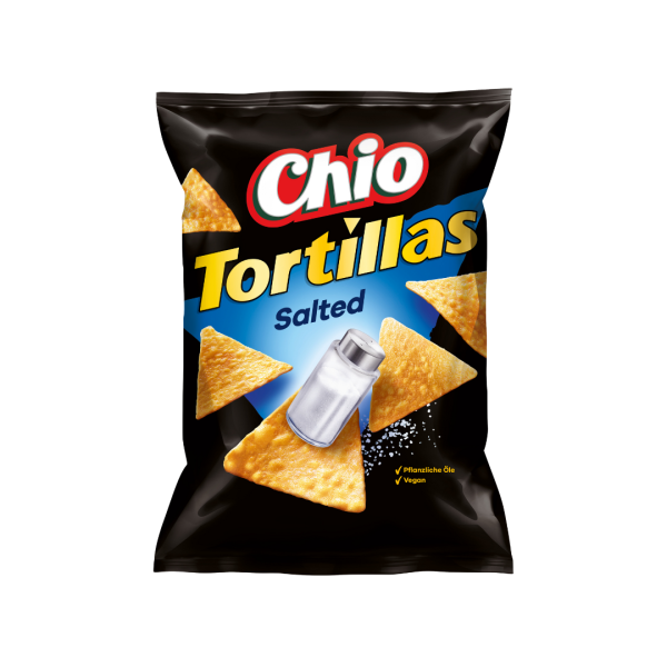 Chio Tortillas Salted, 110 Gramm Packung